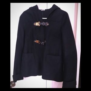 Miu Miu jacket with leather closures! GORGEOUS